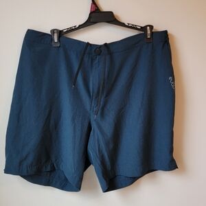 EUBI, Men's Athletic Shorts - Navy Blue Size Xl